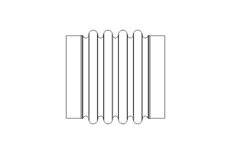 Faltenbalg 154×2 4 Wellen