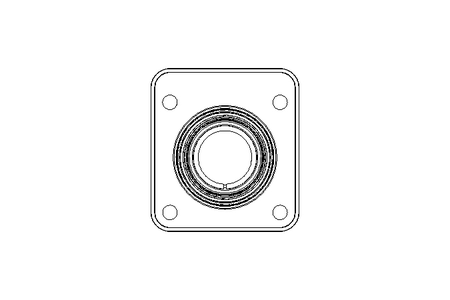 Mancal de flange PCSK 40/42,8x121