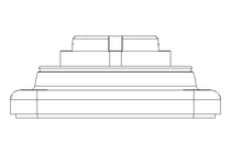 Mancal de flange PCSK 40/42,8x121