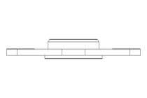 Rodamiento con brida GFL 14x21x42