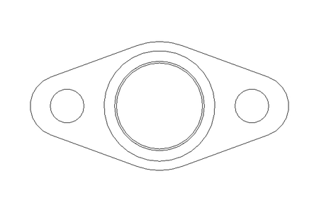 Mancal de flange gFL 14x21x42 Iglidur-G