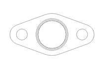 Flanschlager GFL 14x21x42 Iglidur-G