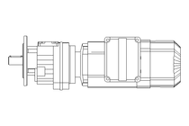 Motorid.ingranaggi cilind 0,55kW 50