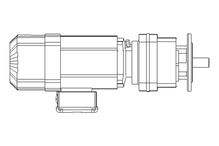 Motorid.ingranaggi cilind 0,55kW 50