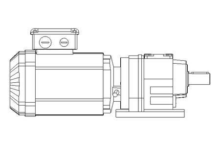 Motorid.ingranaggi cilind 0,55kW 48