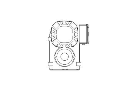 Flachgetriebemotor 0,55kW 20 1/min