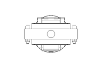 Butterfly valve B DN065 OVO NC E EX