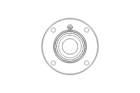 Flange bearing TME FA125.8 40x145x56.5