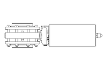 Válvula de mariposa B DN080 FVF NC E EX
