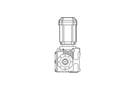 Motor engrenagem sem fim 0,55kW 16 1/min