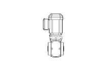 Motor engrenagem sem fim 0,55kW 16 1/min