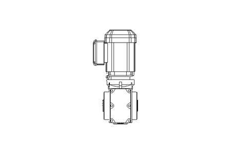 Motor engrenagem sem fim 0,55kW 16 1/min