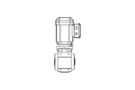 Motor engrenagem sem fim 0,55kW 16 1/min