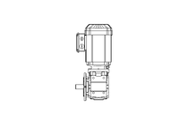 Motore a vite senza fine 0,55kW 72 1/min