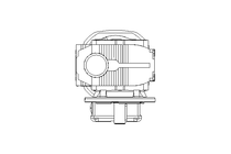 Worm gear motor 0.55kW 72 1/min