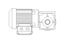 Moteur réducteur 0,18kW 41 1/min