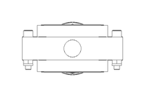 Butterfly valve B DN050 OVO NC H