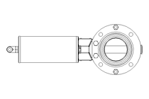 Scheibenventil B DN050 OVO NC H