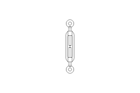 Turnbuckle M6 1.4401