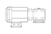 Spiroplan gear asynchronous motor