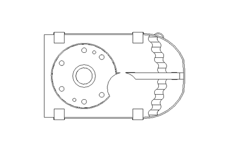 Gear servo motor