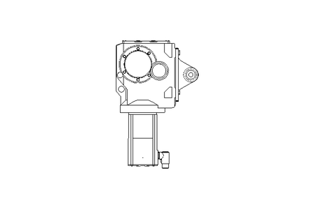 Servo motor de engren. helicoidal 25,5Nm