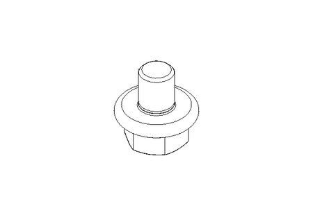 Hexagon screw M5x6 A2 DIN EN 1665