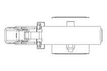 Valvola a farfalla B DN025 OVO MA H