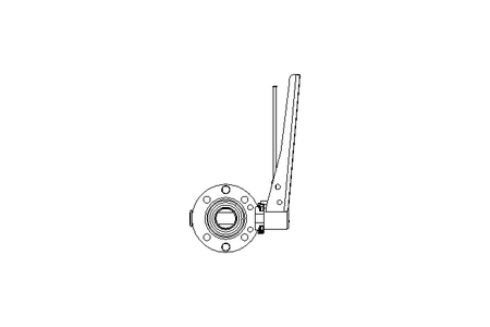 Valvola a farfalla B DN025 OVO MA H