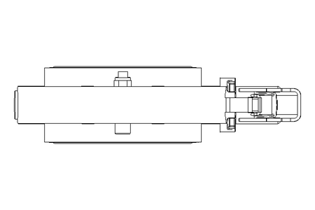 Butterfly valve B DN080 OVO MA H