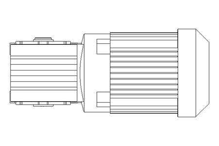 Moteur réducteur 0,18kW 79 1/min