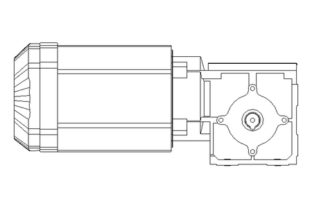 Winkelgetriebemotor 0,55kW 50 1/min