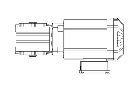 Winkelgetriebemotor 0,55kW 50 1/min