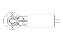 Butterfly valve B DN025 OVO NC F