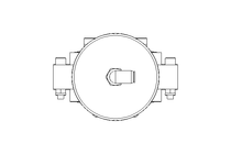 Butterfly valve B DN065 OVO NC F