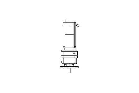 Helical gear servo motor 18.7 Nm