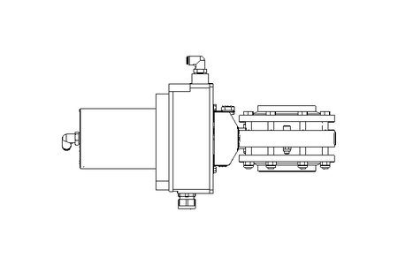 Válvula borboleta BR DN080 FVF NC E