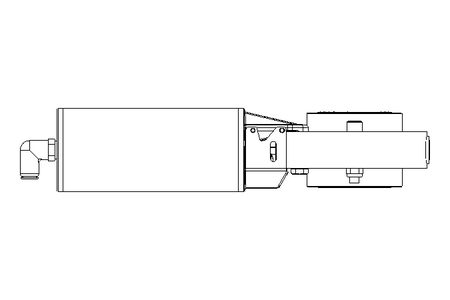 Butterfly valve B DN040 OVO NC V