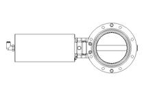 Válvula borboleta B DN100 OVO NC V