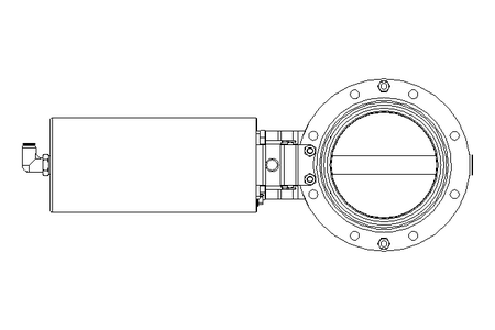 Válvula borboleta B DN100 OVO NC V