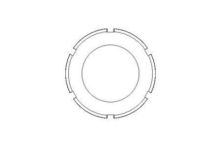 Tuerca ranurada F DN80 1.4404