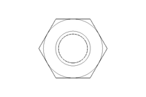 Écrou hexagonal M10 St-Zn ISO7042