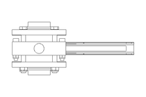 Scheibenventil B DN040 FVF MA F