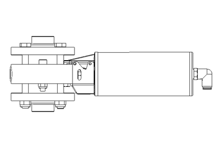 Scheibenventil B DN025 FVF NC F