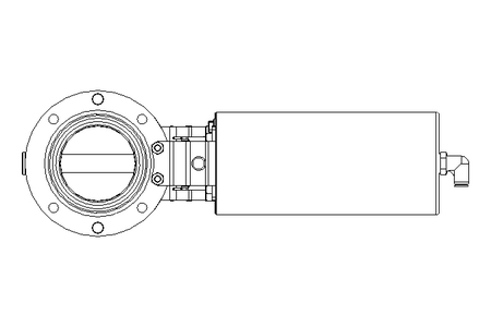 Butterfly valve B DN065 OVO NC E