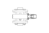 Butterfly valve B DN025 FVF MA V