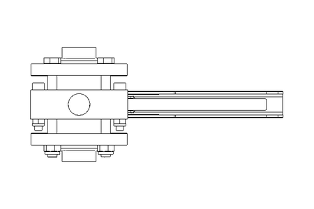 Butterfly valve B DN025 FVF MA V