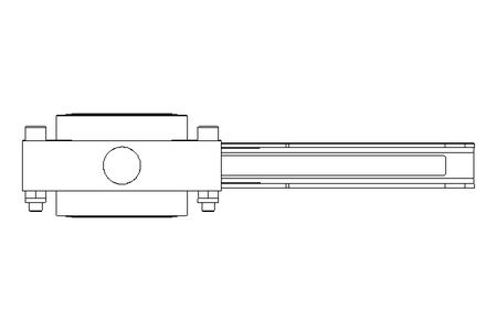 Butterfly valve B DN040 OVO MA V