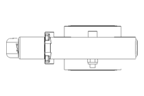 Butterfly valve B DN040 OVO MA V