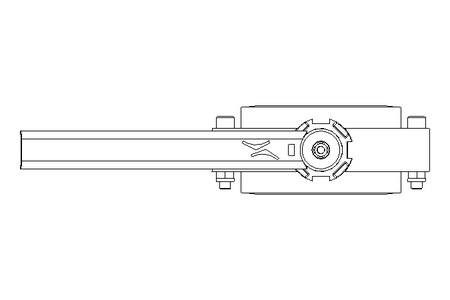 Butterfly valve B DN065 OVO MA V